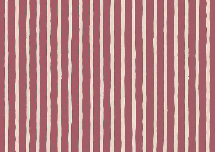 Vintage Stripe, Bowler Red - Motorised Roman Blind - Image 7